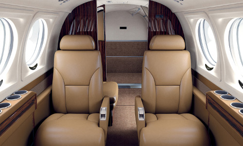 King Air 250 Interior